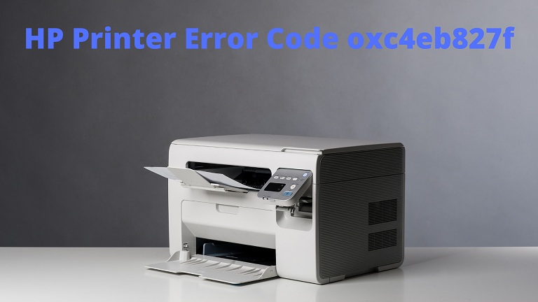 HP Printer Error Code oxc4eb827f