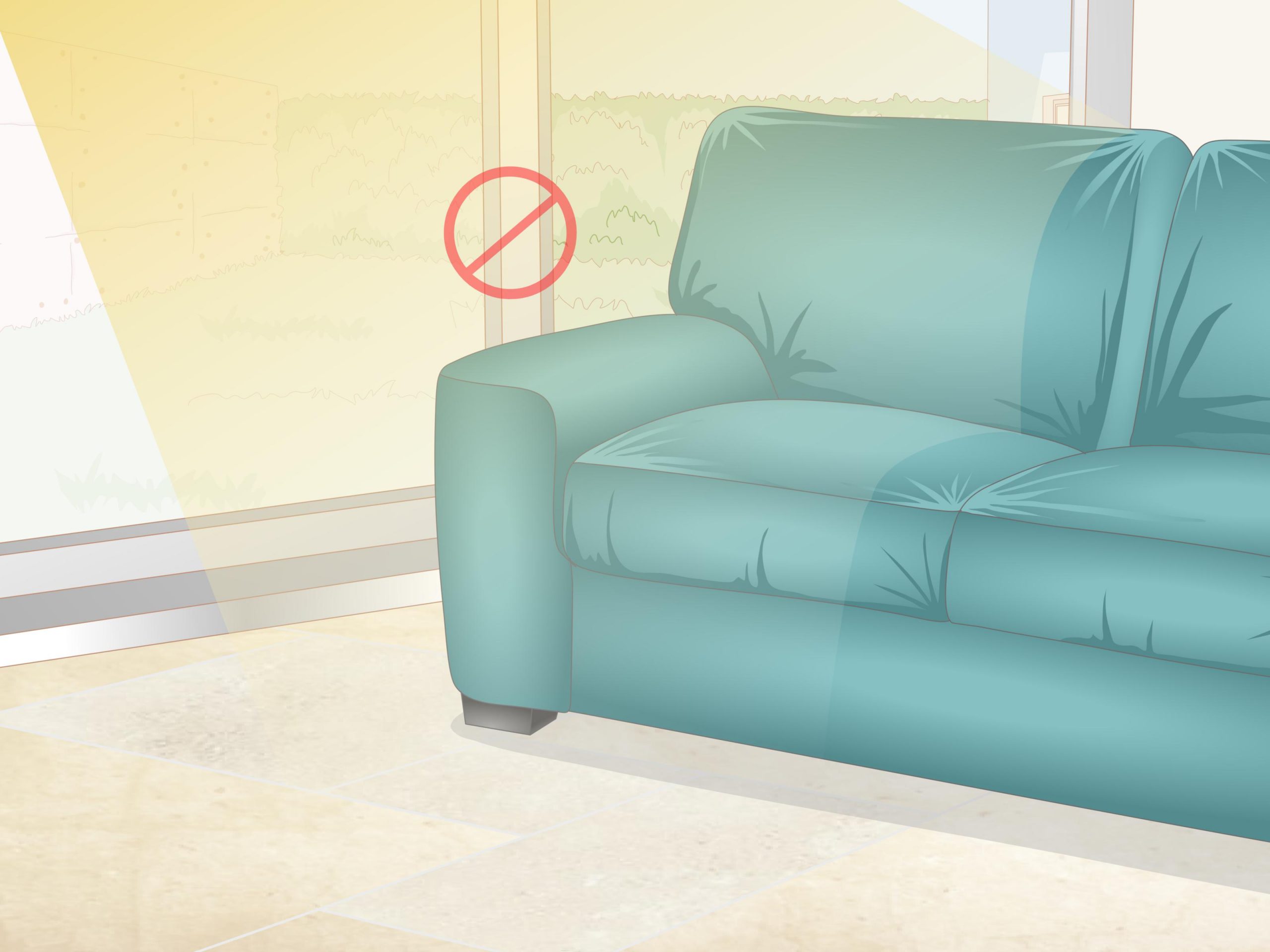 Clean Velvet Couch