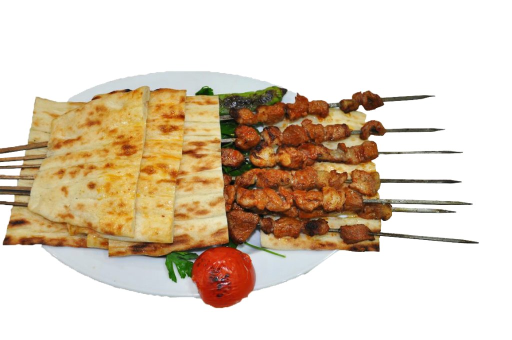 Seekh Kebab with naan