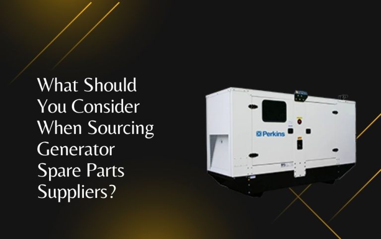 Read more about the article What Should You Consider When Sourcing Generator Spare Parts Suppliers?