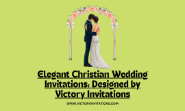 Elegant Christian Wedding Invitations: Designed by Victory Invitations