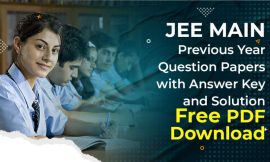 JEE Main Previous Year Question Paper with Solution (Available) – Download Free JEE Main PYQ PDF