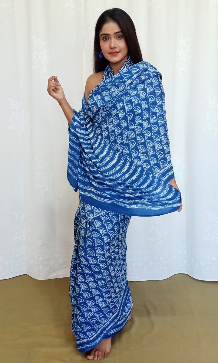 Read more about the article Why Soma Shop Is Your Best Choice for Hand Block Printed Sarees Online