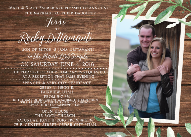 Read more about the article Beautiful Wedding Announcements in Utah: Crafting the Perfect Start to Your Celebration