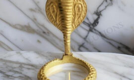 Brass Snake for Shivling: A Sacred Symbol in Hindu Worship