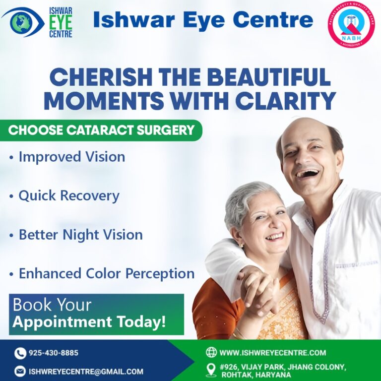 Read more about the article Achieve Clear Vision and Manage Glaucoma Effectively at Ishwar Eye Centre, Rohtak