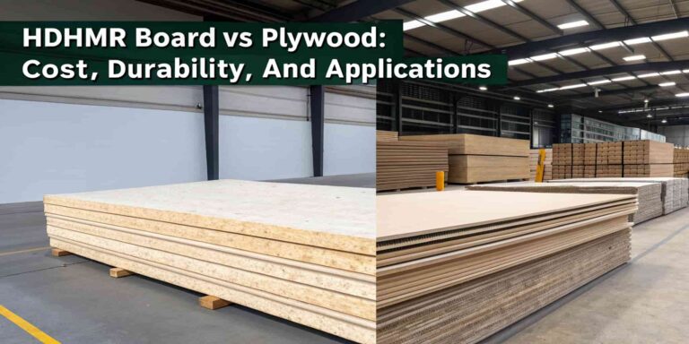 Read more about the article HDHMR Board vs Plywood: Cost, Durability, and Applications