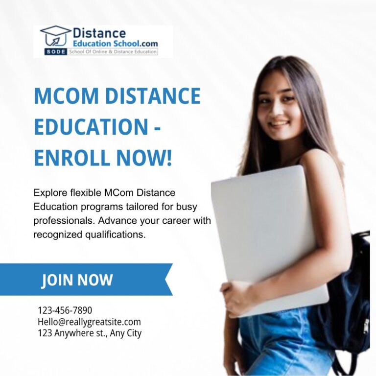 Read more about the article Top 5 Universities for MCom Distance Education in 2025