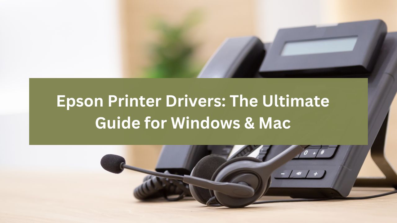 Epson Printer Drivers The Ultimate Guide for Windows & Mac