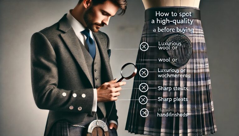 Read more about the article How to Spot a High-Quality Kilt Before You Buy