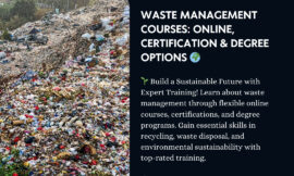 Top Waste Management Courses for a Sustainable Career