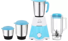 HOME SAVER With 3 Sharp Stainless Steel & 1 Juicer Jar+1 Kettle For Grinding Mixing Juicing