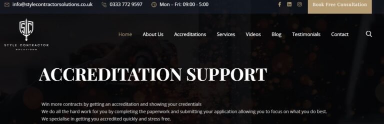 Read more about the article Understanding Construction Accreditations in the UK and Contractor Accreditation Services