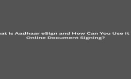 What is Aadhaar eSign and How Can You Use It for Online Document Signing?