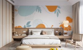 Easy Bedroom Makeovers with Peel-and-Stick Wallpaper