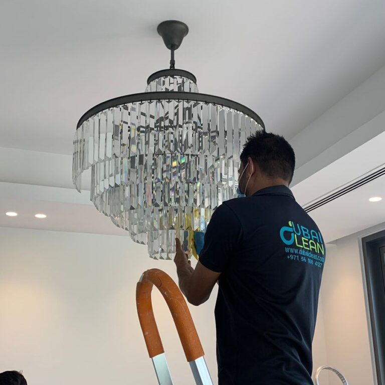 Read more about the article The Ultimate Guide to Chandelier Cleaning in Dubai: Sparkle, Shine, and Safety