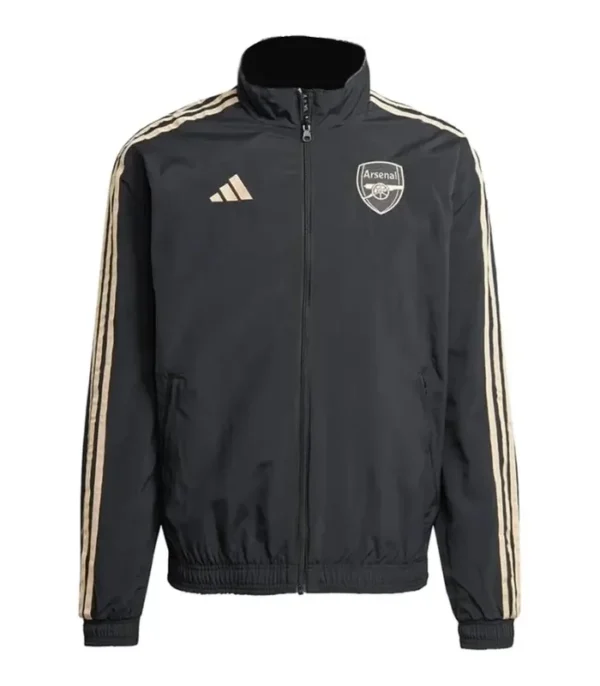 Read more about the article Adidas Men’s Arsenal FC Ian Wright Anthem Black Jacket – Order Now for Ultimate Fan Style