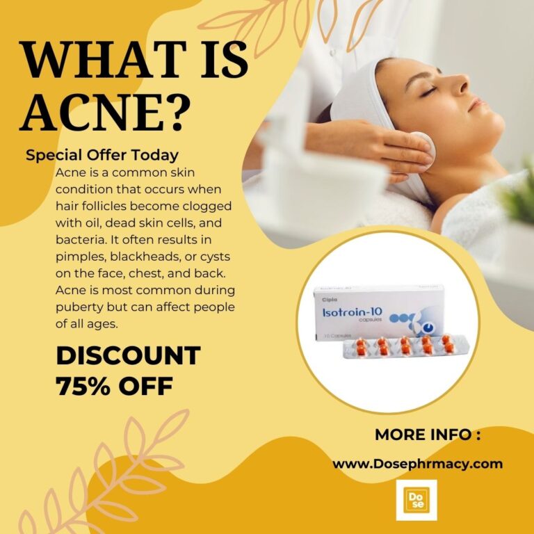 Read more about the article Fight Acne from Within with Isotroin 10mg Capsules