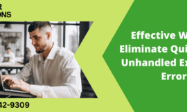 Effective Ways to Eliminate QuickBooks Unhandled Exception Error
