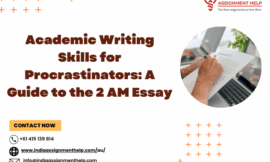 Academic Writing Skills for Procrastinators: A Guide to the 2 AM Essay