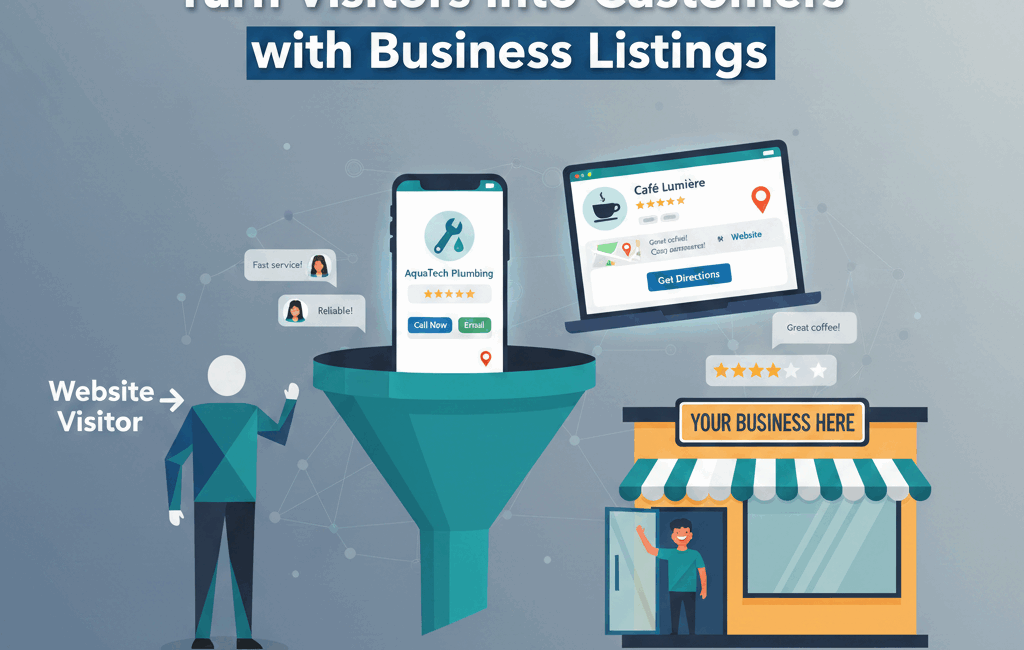 Turn Visitors into Customers with Business Listings