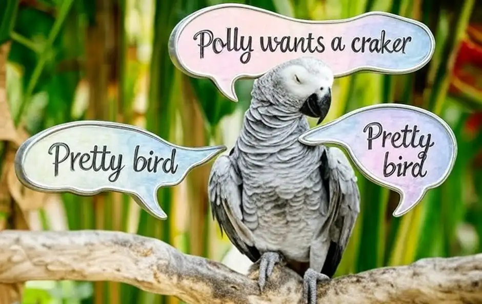 Do Parrots know what they say?