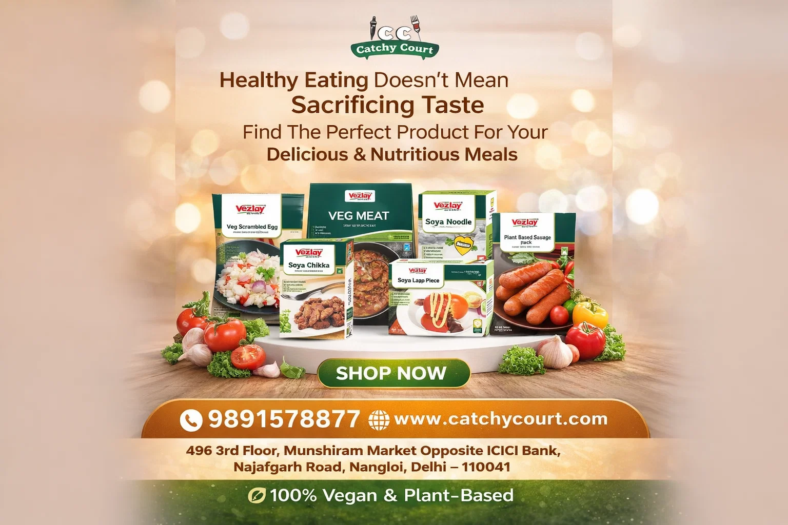 Vezlay Price List at Catchy Court – Updated Plant-Based Meat Prices in India