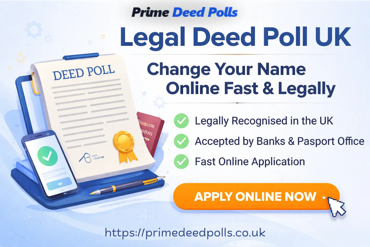Change Your Name by Deed Poll Online