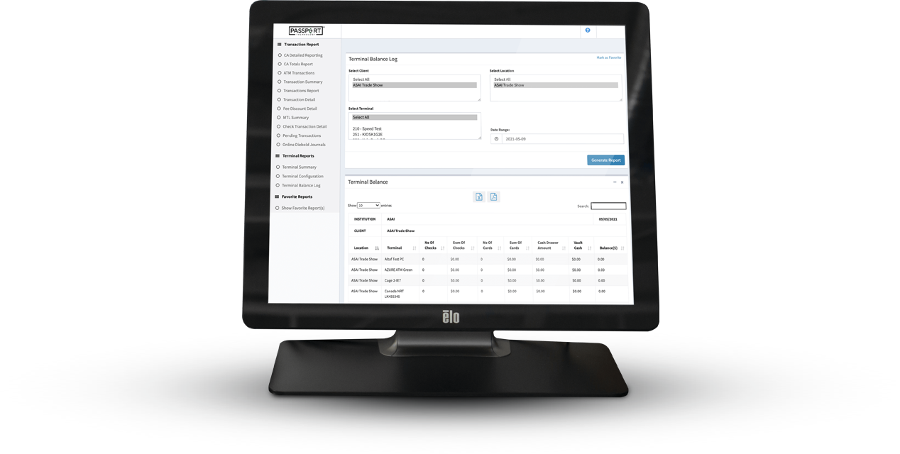 Passport Technology – Casino Management System