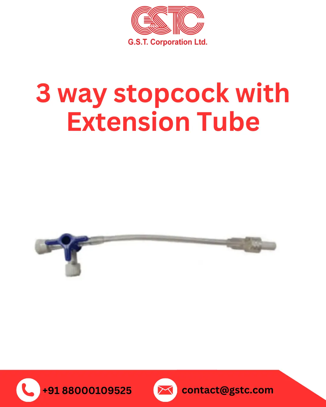 3 Way Stopcock Extension Tube Exporters – GSTC