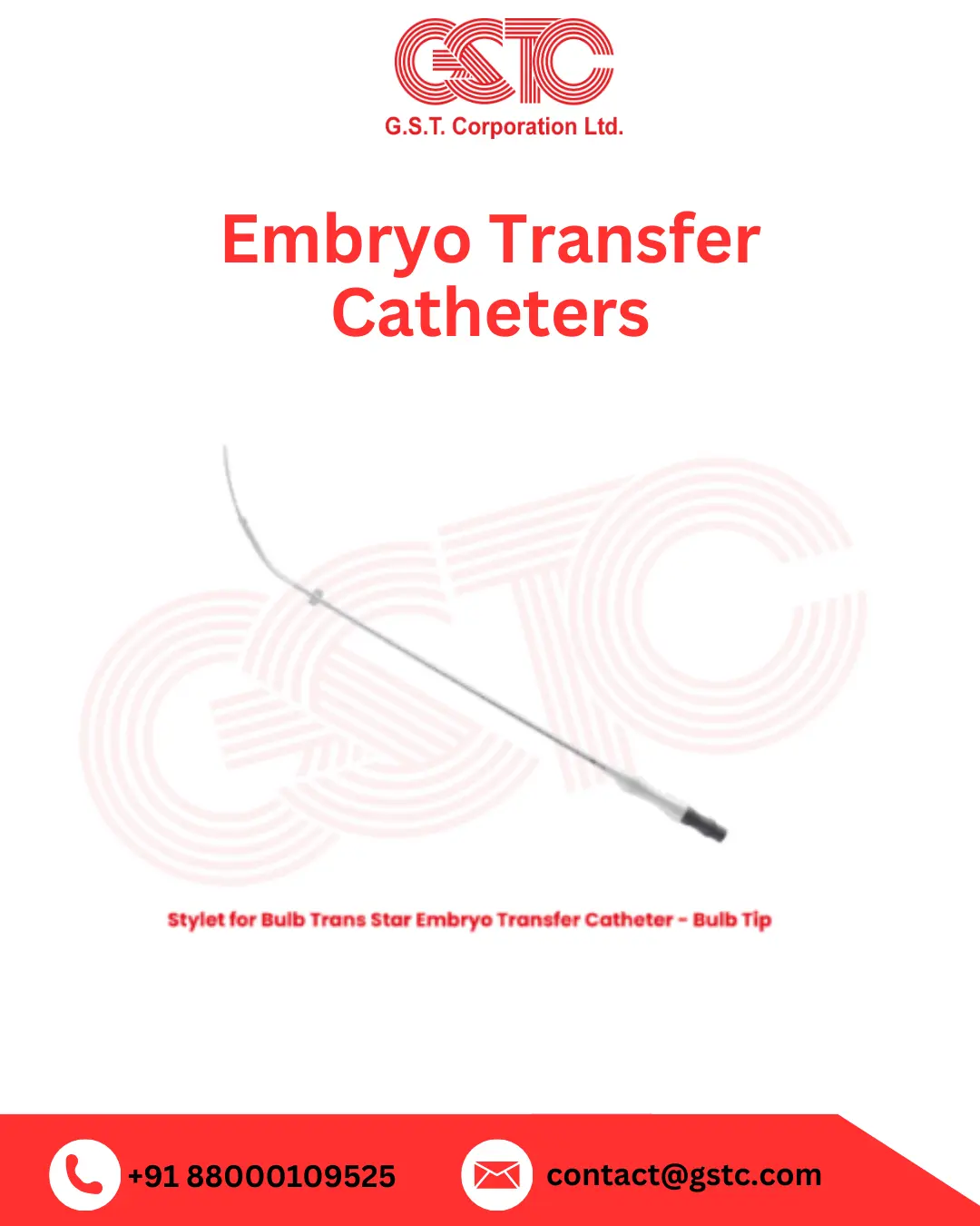 Embryo Transfer Catheters Manufacturers & Exporters