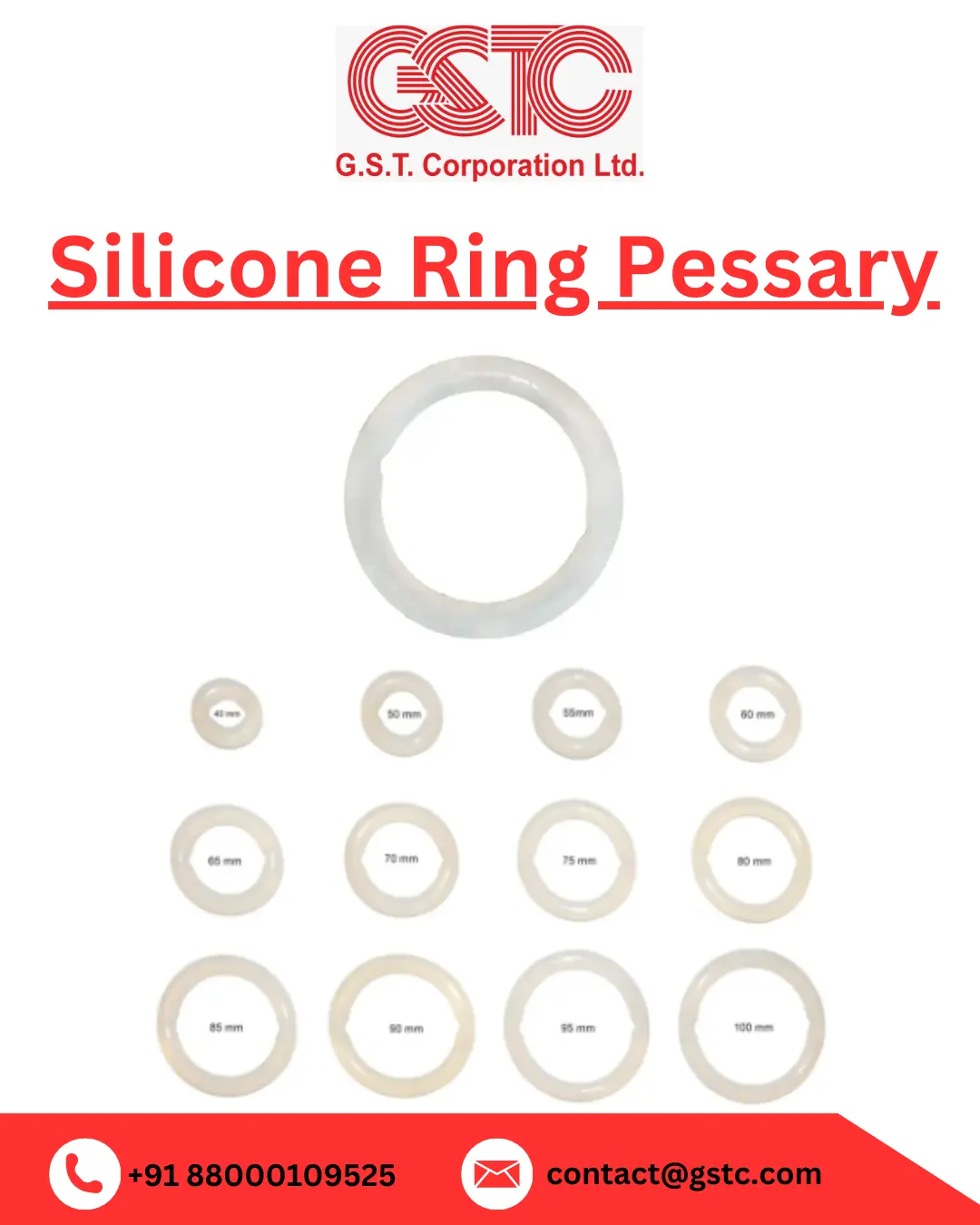High Quality Silicone Ring Pessary for Pelvic Support