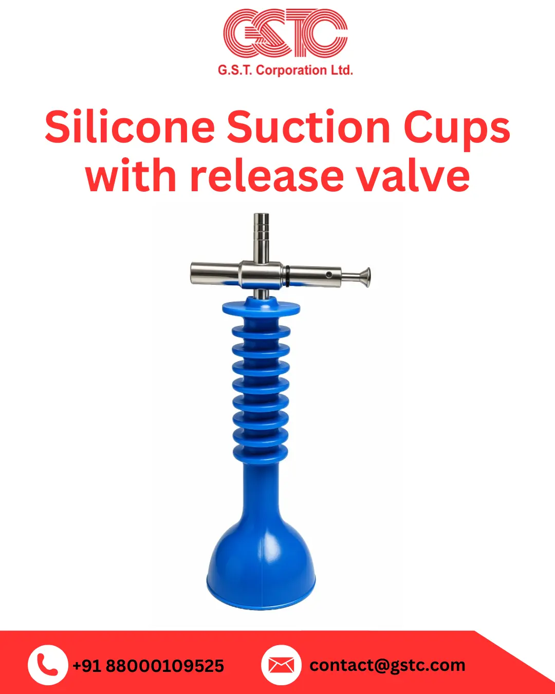 GSTC Silicone Suction Cup with Release Valve for Maternity Use