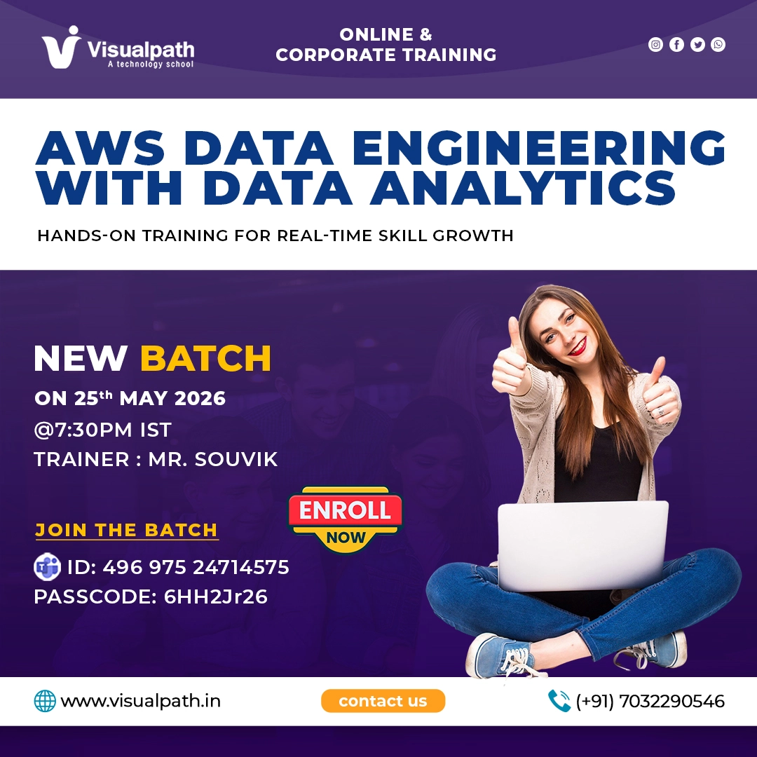 AWS Data Engineering Training – New Batch Starts May 25!