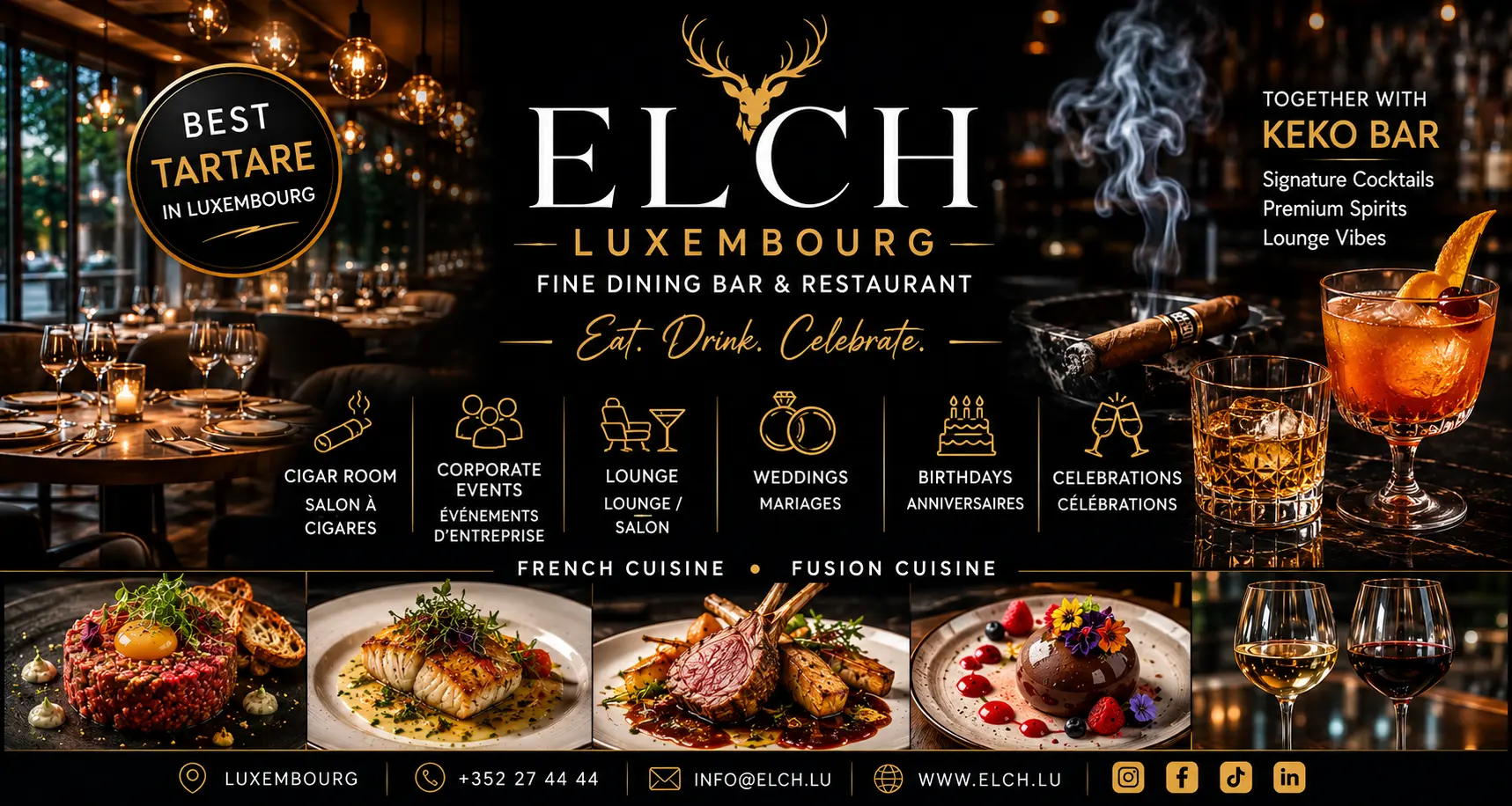 ELCH Luxembourg – Fine Dining Bar & Restaurant