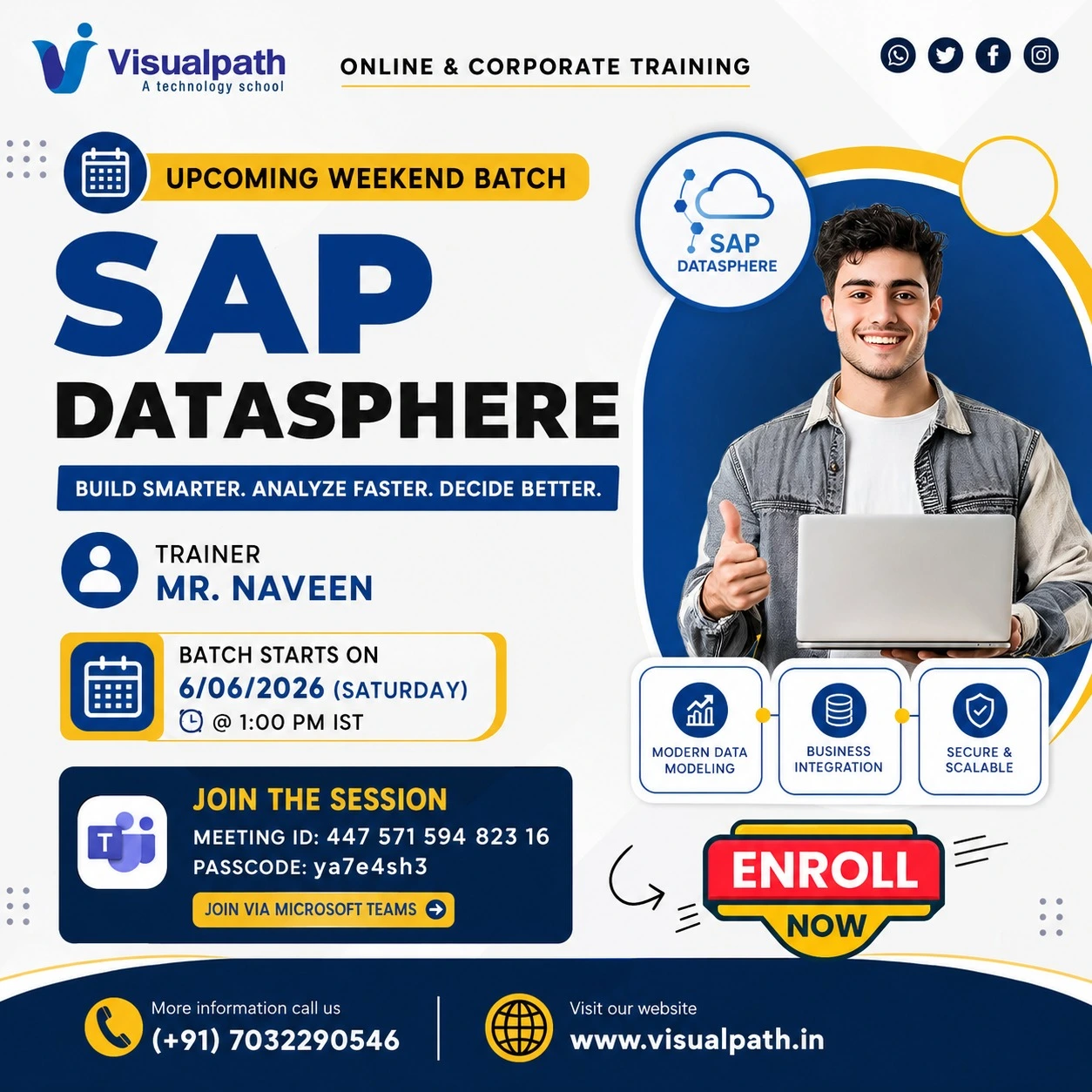 SAP Datasphere Online Training | SAP Datasphere Course