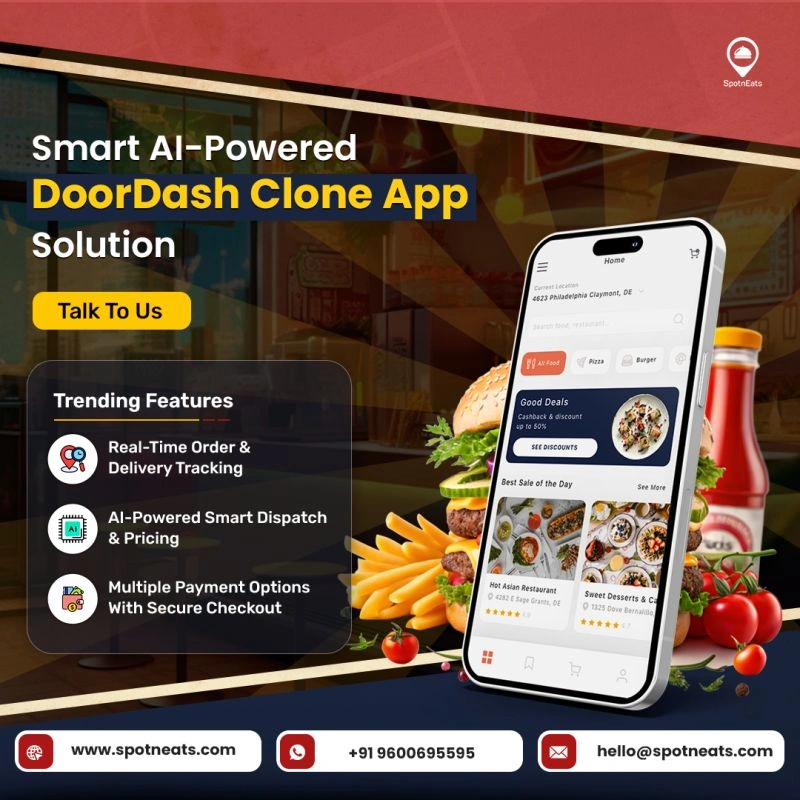 Invest in a Doordash Clone and Launch platform Faster Than Competitors