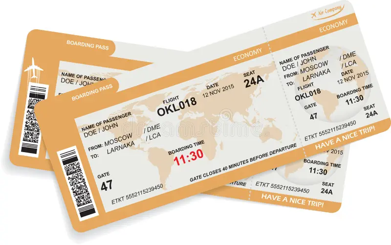 Flights Dummy Ticket