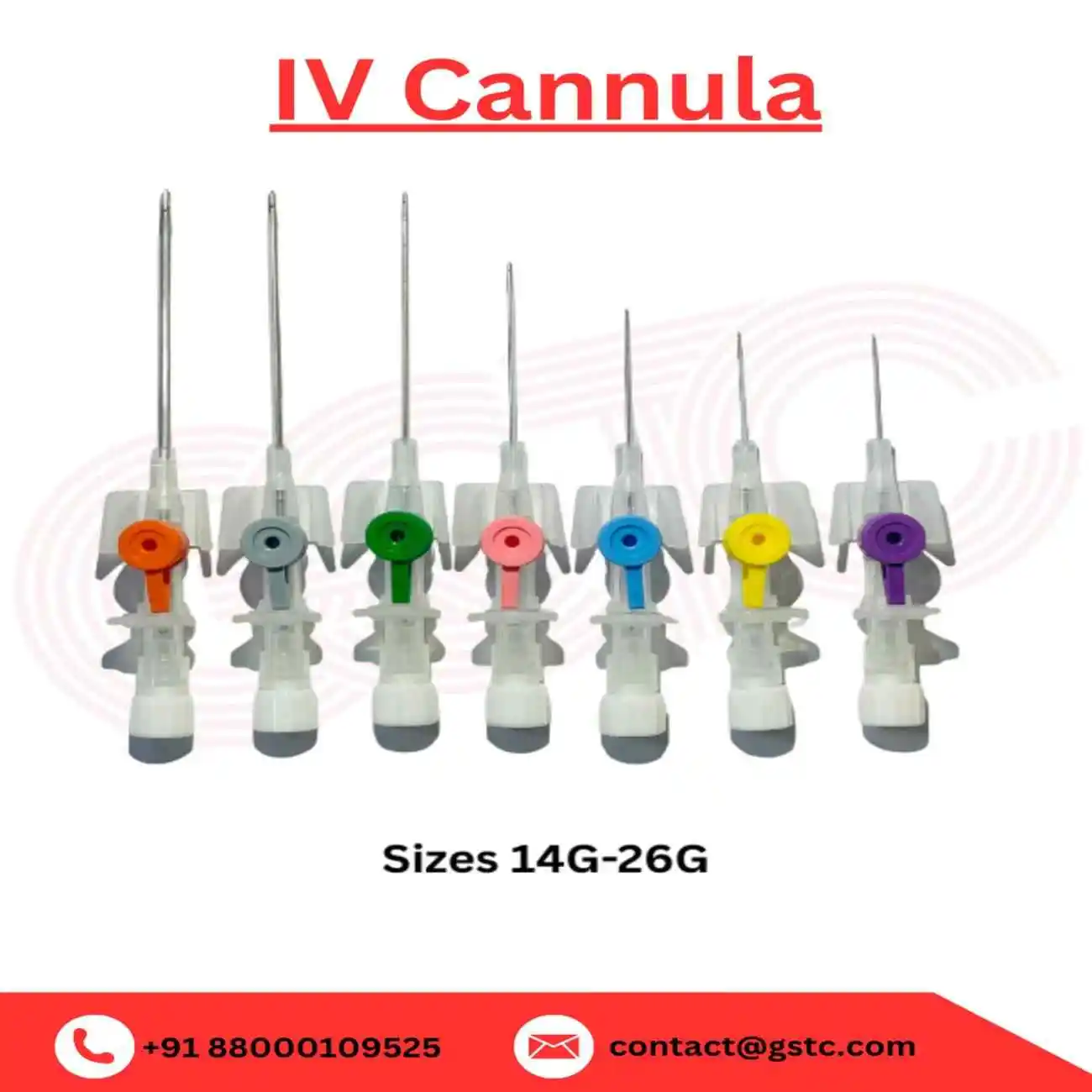 Sterile IV Cannula for Professional Healthcare Use