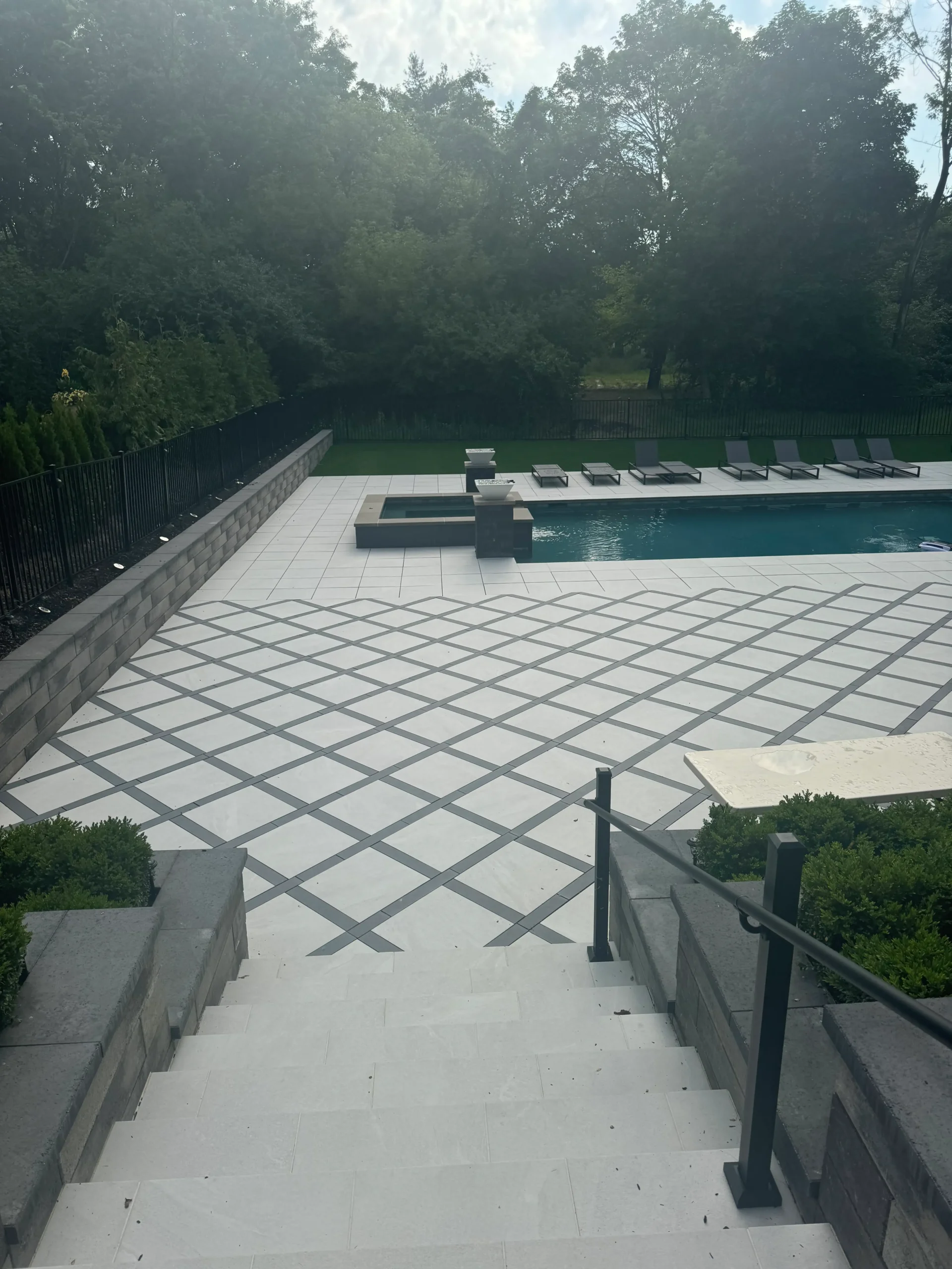 Durable Porcelain Outdoor Pavers in Michigan Homes