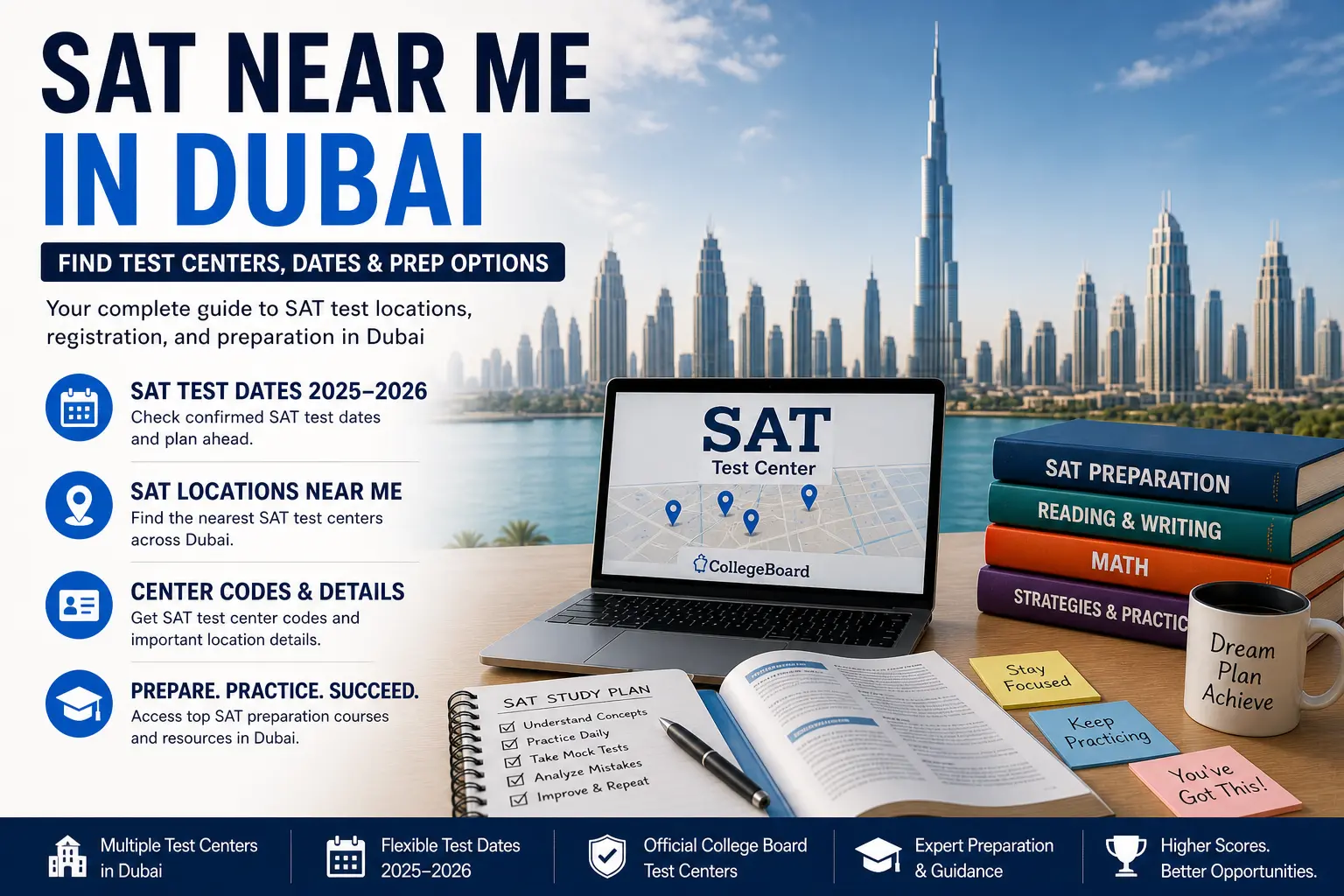 SAT Coaching Near Me – Top-notch and Budget-Friendly SAT Classes in Dubai 2026