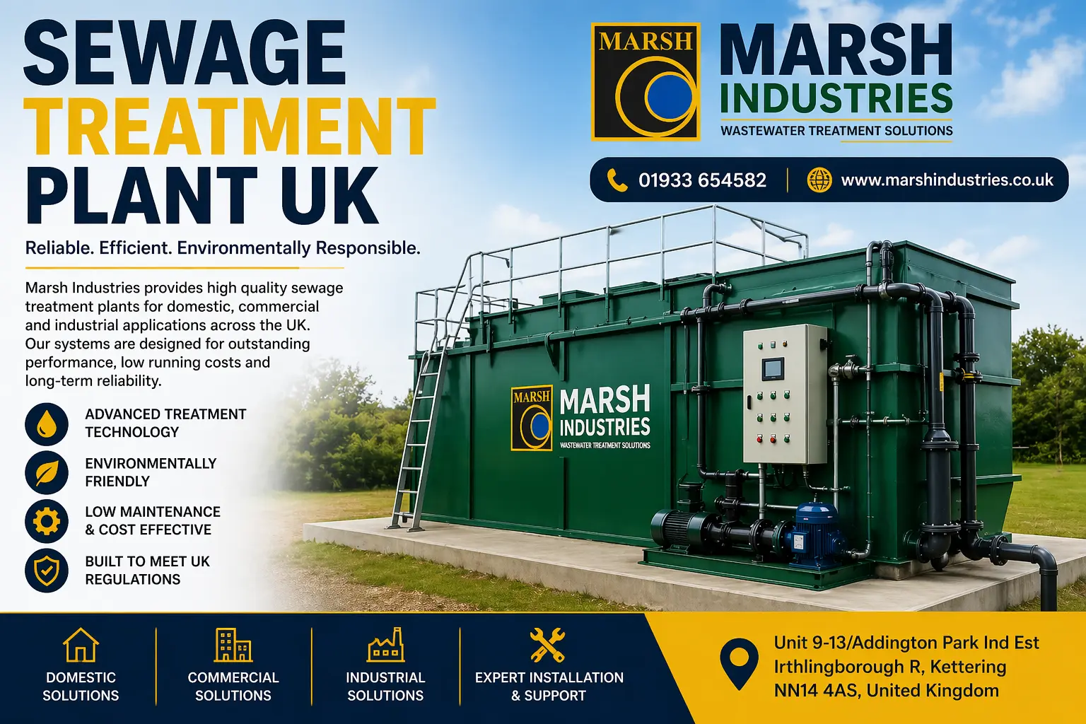 Marsh Industries – Sewage Treatment Plant Manufacturer