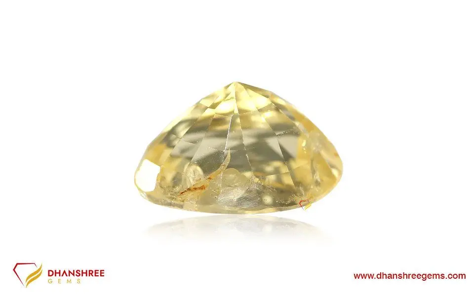Buy Yellow Sapphire (Pukhraj) Stone Online | Certified Natural Pukhraj Gemstone