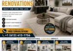 Ottawa Basement Renovations | Custom Designs, Affordable Pricing & Free Consultation