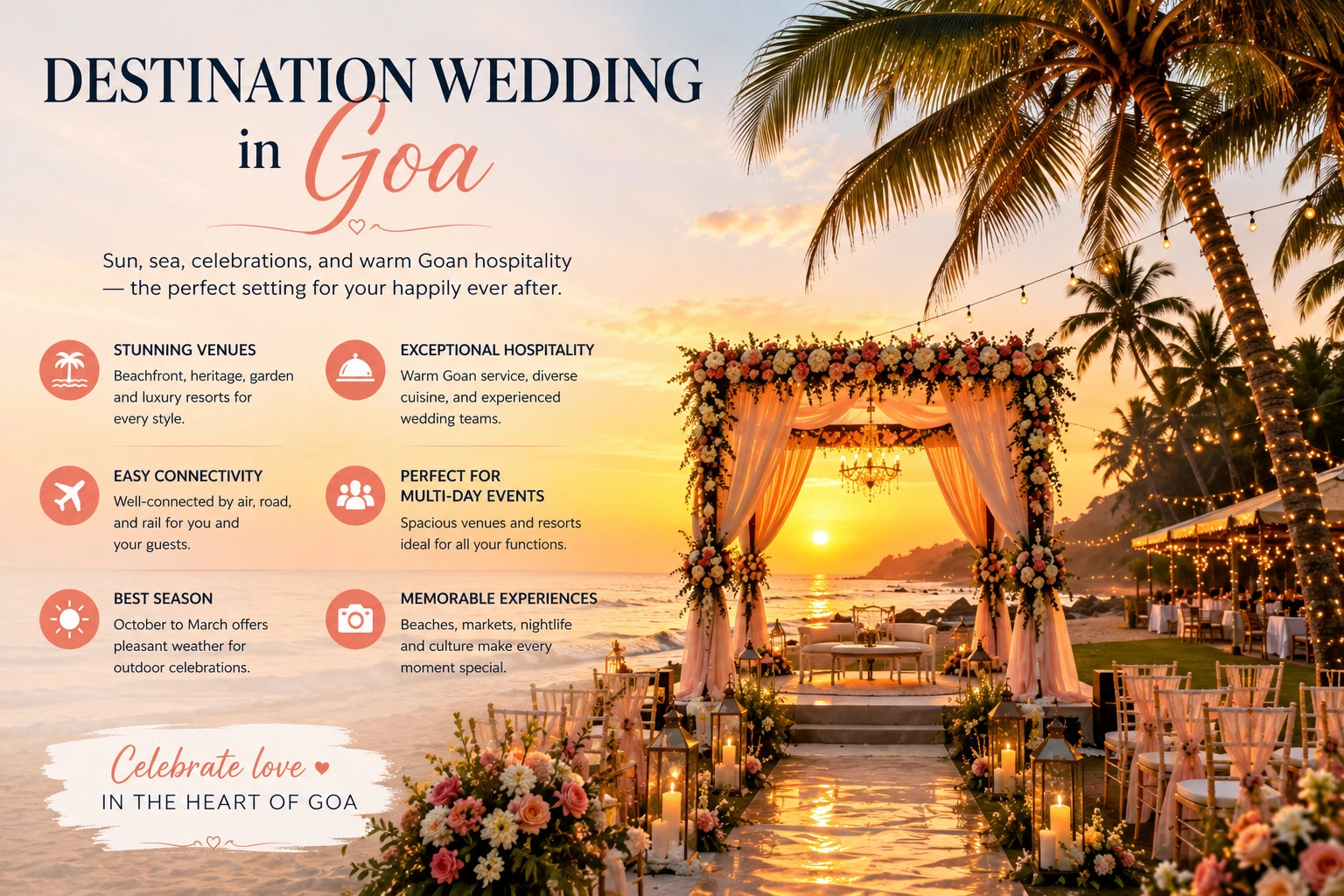 Destination Wedding in Goa: Understanding the Destination Before Planning Your Celebration