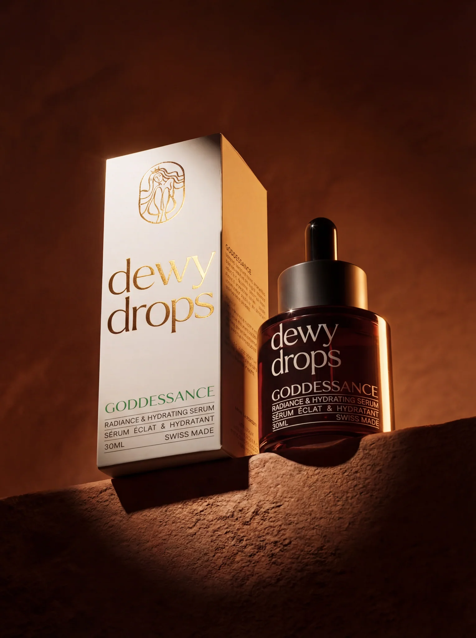 Dewy Drops Radiance & Hydrating Serum | Goddessance