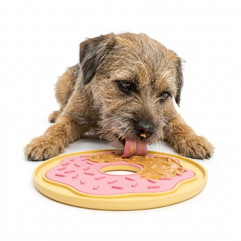 Glazed Donut™ Lick Mat – Turn Treat Time into Calm Time!