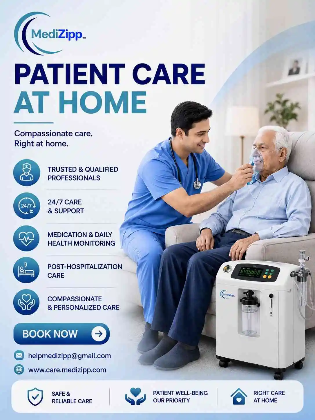 Home Healthcare Services at Your Doorstep | Care Medizipp