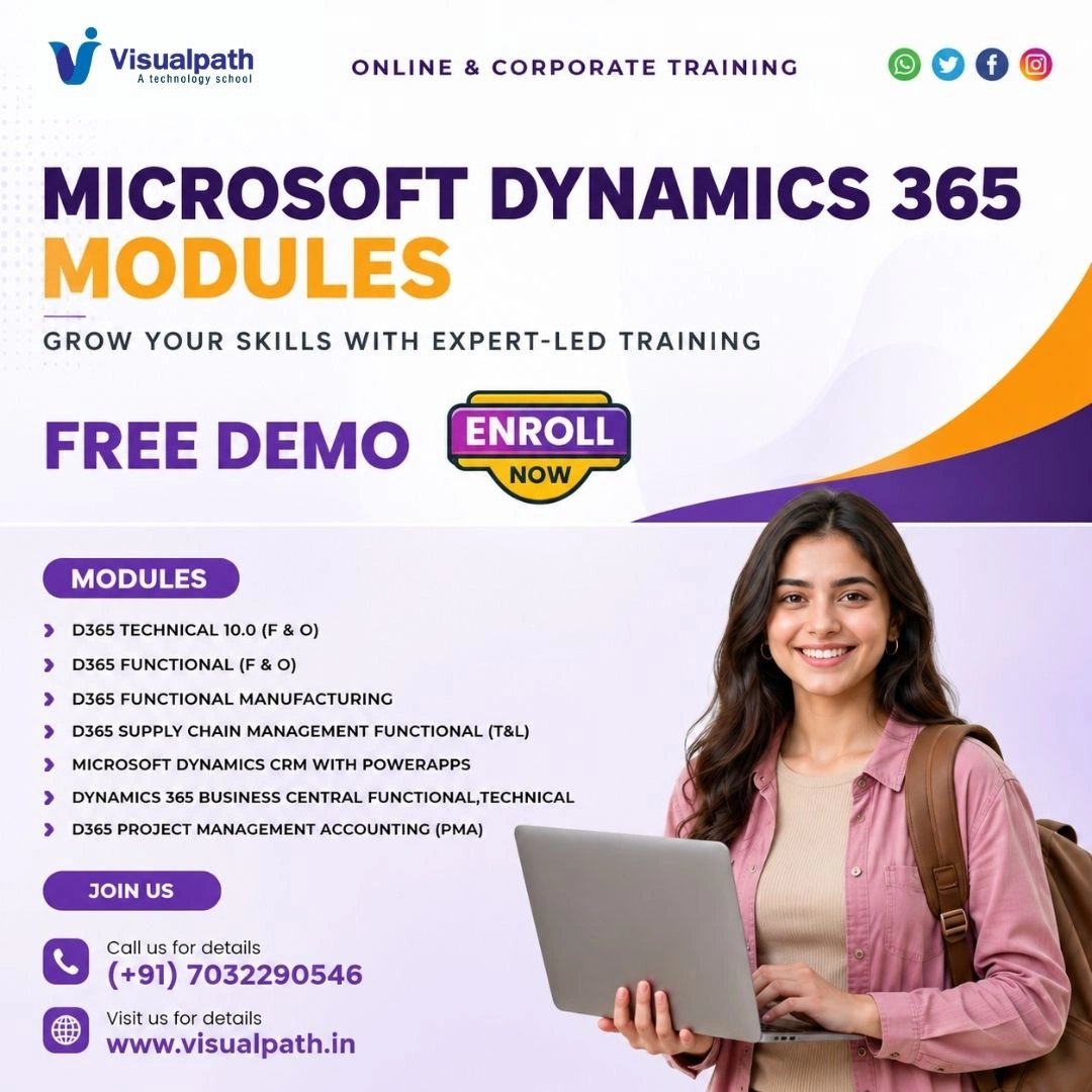 Master D365 Skills with Practical Online Training – Visualpath