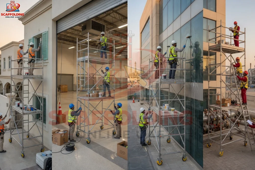 Trusted Aluminum Scaffolding Supplier In UAE for Industrial & Construction Projects